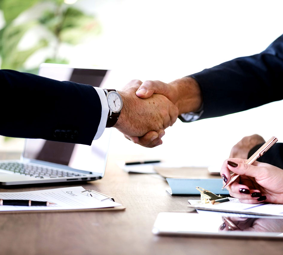 B2B Industry Handshake