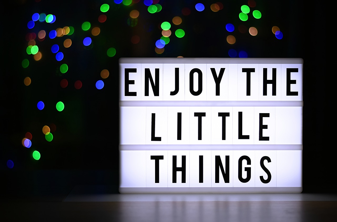 Light up sign that says