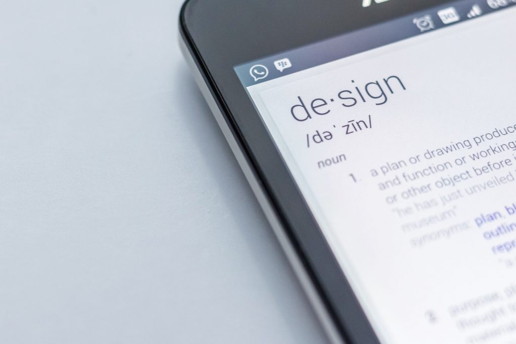 cell phone with definition of design