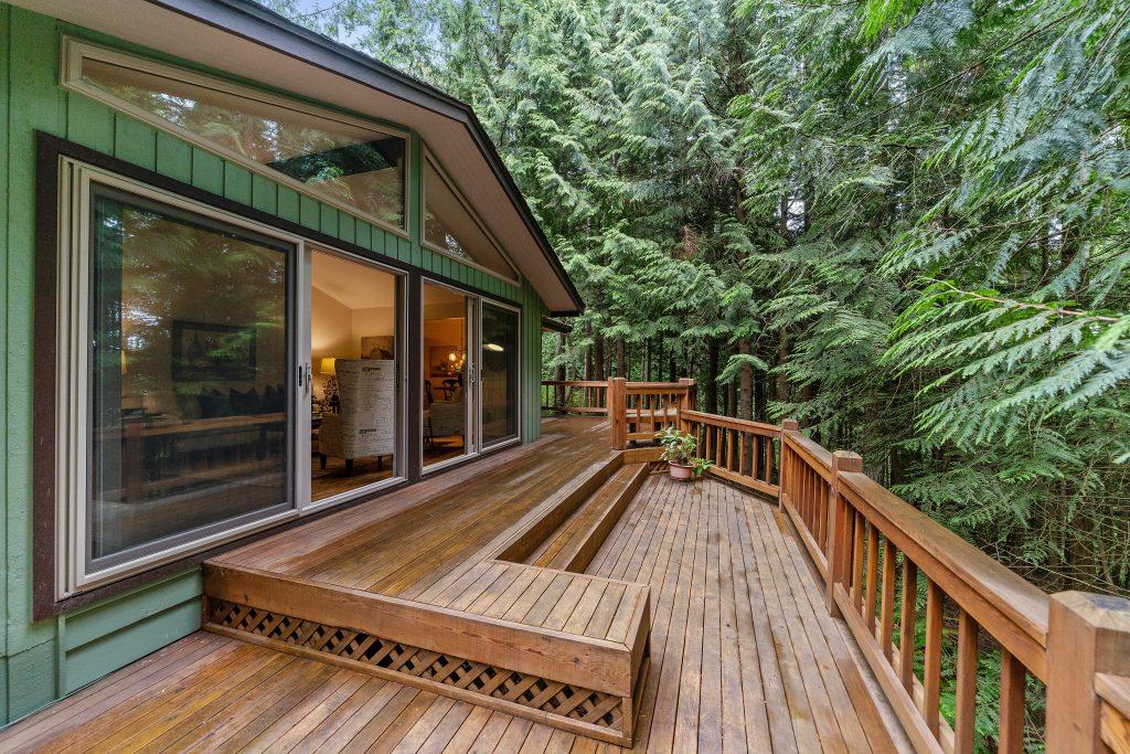 Deck in the woods